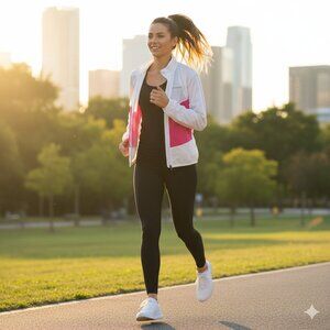 Patagonia Lightweight Windbreaker Running Jacket Colorblock Size S